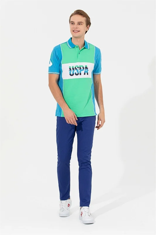 Футболка-поло из хлопка с принтом - G081SZ0110JEFF Футболка муж. (VR077, S)