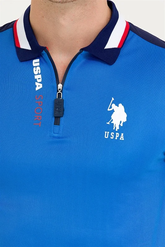 Футболка-поло с воротником на молнии - G081SZ0110T-TAMANAR Футболка муж. (VR045, XL)