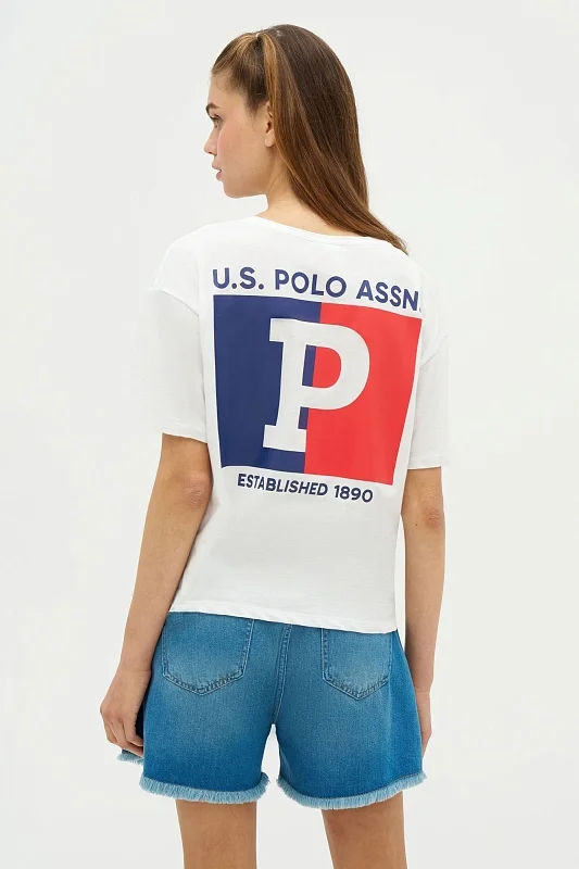 Футболка из хлопка с логотипом - G082SZ0110R-METTO Футболка жен. (VR013, 2XS)