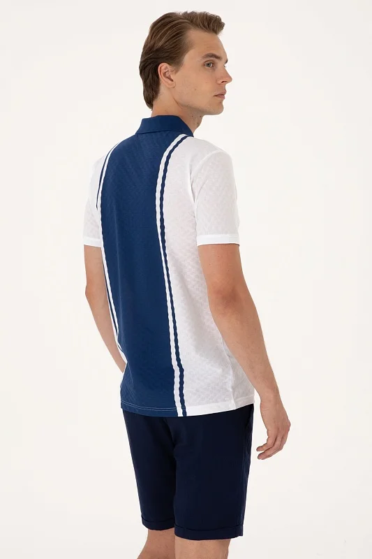 Футболка-поло из хлопка с воротником на молнии - G081SZ0110ZORKAS Футболка муж. (VR013, XS)