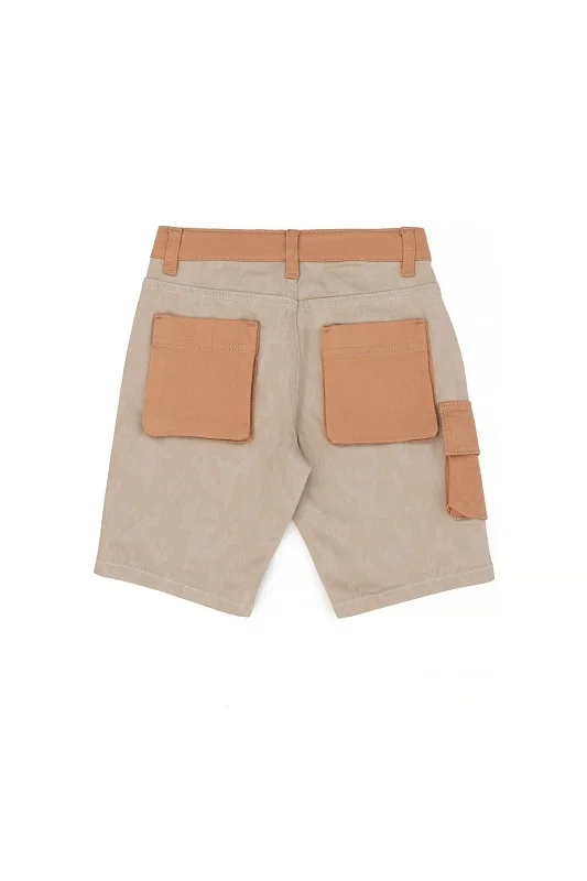 Шорты карго комбинированные для мальчиков - G083SZ0DB0KARISKIDS_B Бермуда муж. детс. (VR011, 9_10)