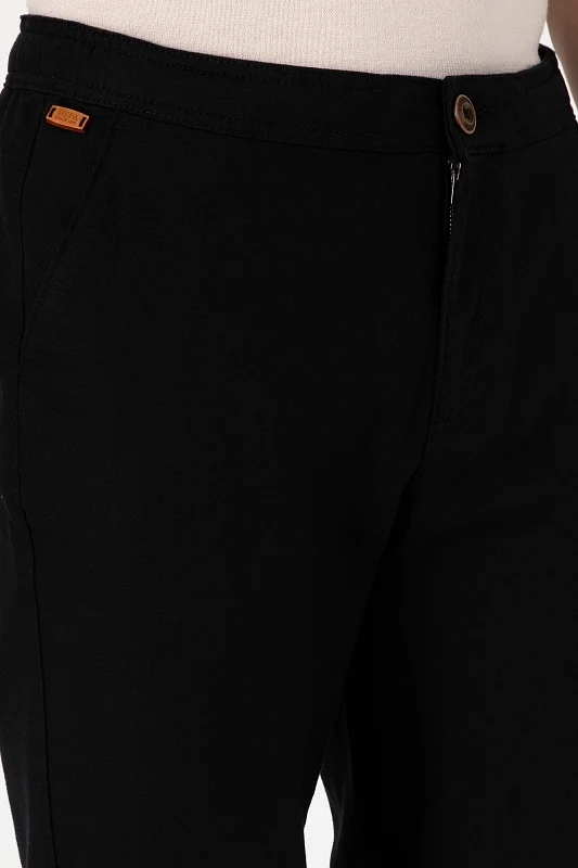 Брюки из хлопка с добавлением льна прямые - G081SZ0780ALLER Брюки муж. (VR046, 33, 32)