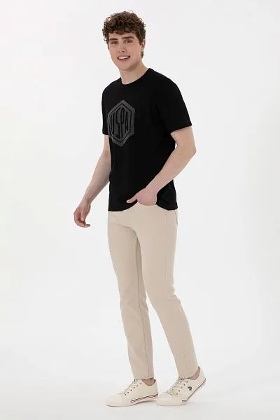 Футболка из хлопка с надписью - G081SZ0110GASTON Футболка муж. (VR046, XS)