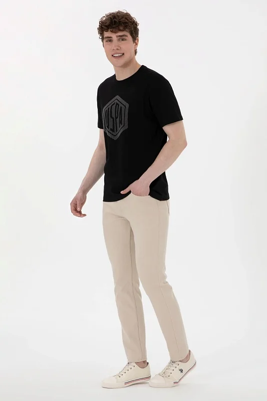 Футболка из хлопка с надписью - G081SZ0110GASTON Футболка муж. (VR046, XS)