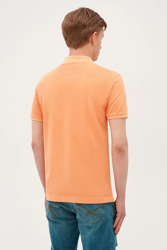Футболка-поло из хлопка - G081SZ0110CEM_R Футболка муж. (VR051, XS)