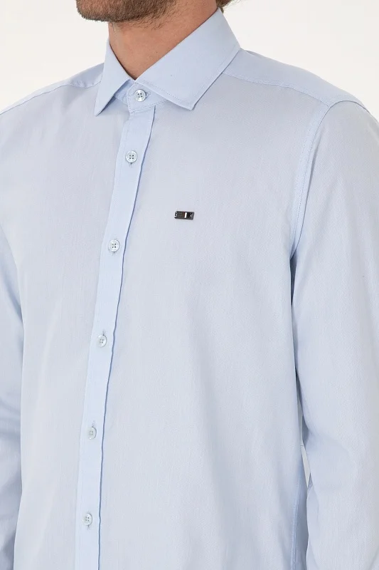 Рубашка из хлопка приталенная - G081SZ0040CEDROP025K Сорочка муж. (VR003, S)