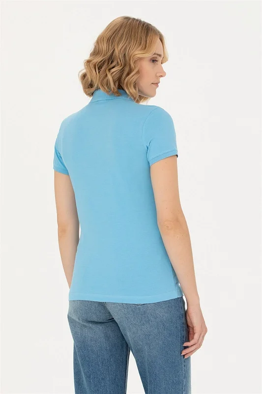 Футболка-поло из хлопка - G082SZ0110TP0123-CLR Футболка жен. (VR093, 2XS)