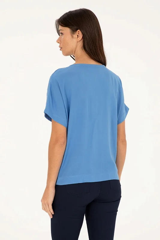 Футболка из хлопка c рельефным узором - G082SZ0110PARTEK Футболка жен. (VR032, S)