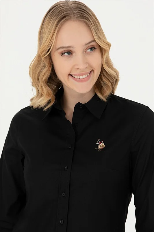 Рубашка из хлопка приталенная - G082SZ0040CRISCOLOR023K Сорочка жен. (VR046, 40)