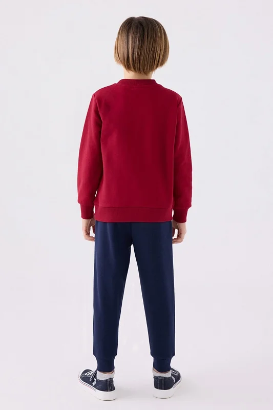 Свитшот и спортивные брюки для мальчиков - G083SZ0HF0US1901 Костюм дом. муж. детс. (VR014, 12_13)