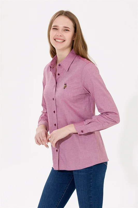 Рубашка из хлопка приталенная - G082SZ0040CRISCOLOR022K Сорочка жен. (VR014, 34)