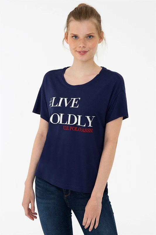 Футболка из хлопка с логотипом - G082SZ0110DEPT Футболка жен. (VR033, XS)