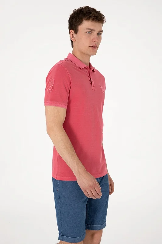 Футболка-поло из хлопка - G081SZ0110TJ01IY025 Футболка муж. (VR167, L)