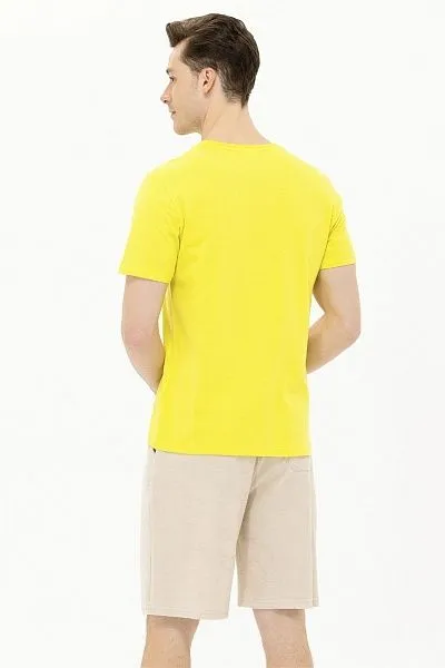 Футболка из хлопка с тисненным логотипом - G081SZ0110MEKSIKA Футболка муж. (VR168, M)
