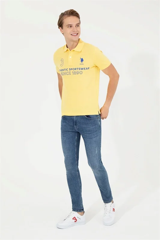 Футболка-поло из хлопка - G081SZ0110T-ELYES Футболка муж. (VR004, S)