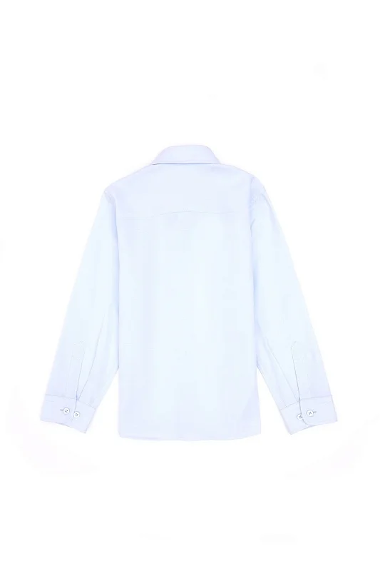 Рубашкаиз смесового хлопка для мальчиков - G083SZ0040E_METOKIDS25K Сорочка муж. детс. (VR003, 9_10)