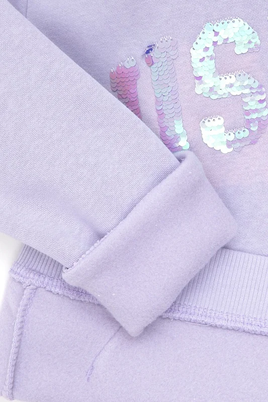 Худи с надписью из пайеток для девочек - G084SZ0820GIZMOKIDS_SK024 Толстовка жен. детс. (VR034, 3_4)