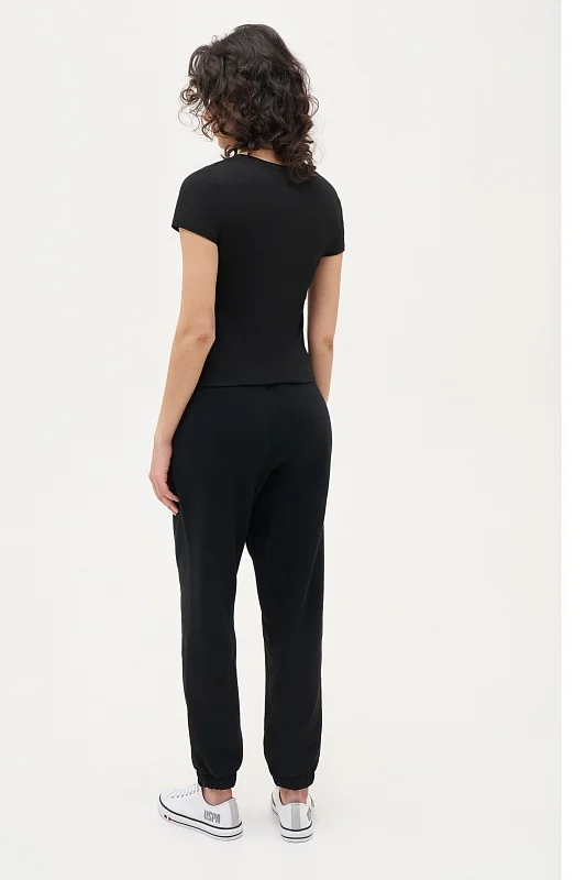 Спортивные брюки из хлопка - G082SZ0OP0ART_FERTO_IY25 Брюки спорт. жен. (VR046, XL)