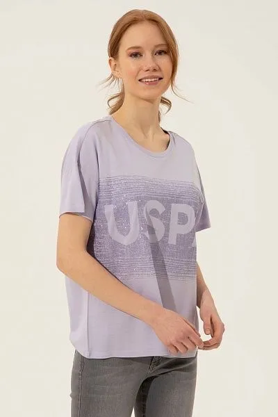 Футболка из вискозы с принтом - G082SZ0110FENTO Футболка жен. (VR034, XS)