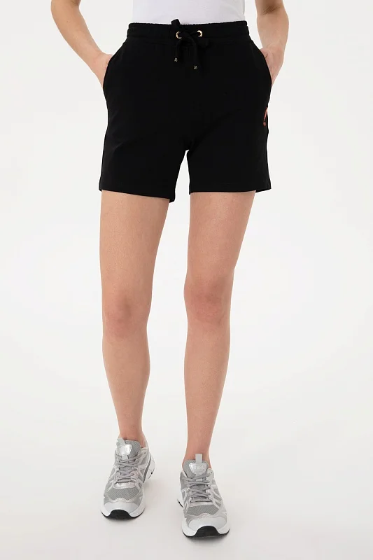 Шорты спортивные на кулиске - G082SZ0OS0DOTIH25 Брюки спорт. жен. (VR046, XS)