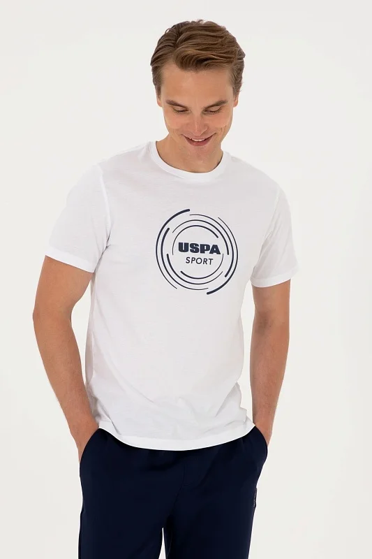 Футболка из хлопка с принтом - G081SZ0110S_UNKA Футболка муж. (VR013, XL)