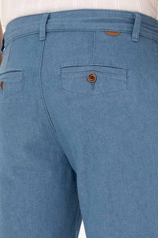 Джинсы летние на кулиске зауженные - G081SZ0800FOLDEN24Y_INDIGO Джинсы муж. (VR028, 29, 34)