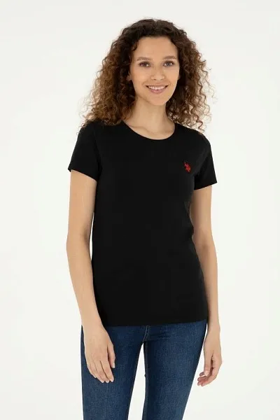 Футболка из хлопка с логотипом - G082SZ0110TO24 Футболка жен. (VR046, 2XL)