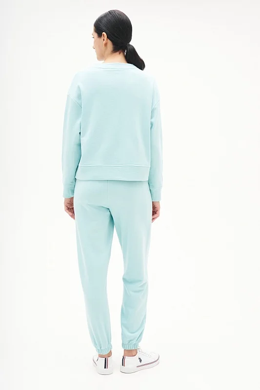 Спортивные брюки на манжетах - G082SZ0OP0R-FEROT Брюки спорт. жен. (VR083, 2XS)