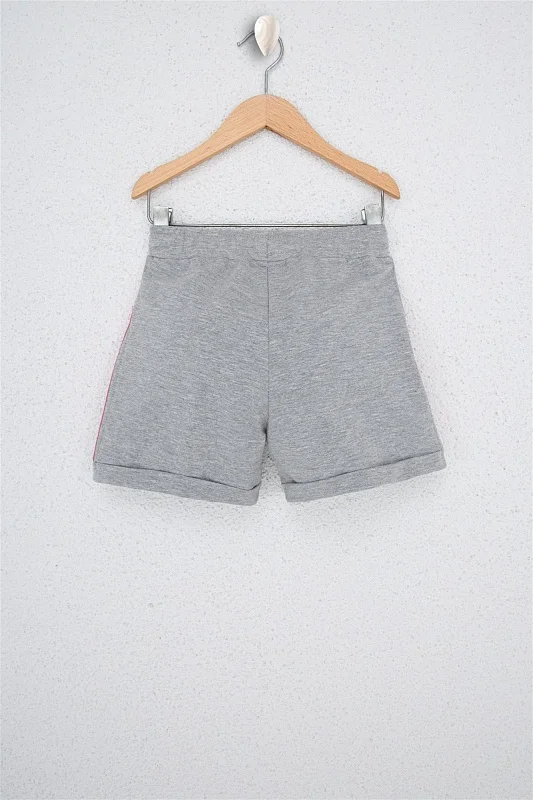 Шорты спортивные с хлопком и пайетками для девочек - G084SZ0OS0CUGNE Брюки спорт. жен. детс. (VR086, 4_5)