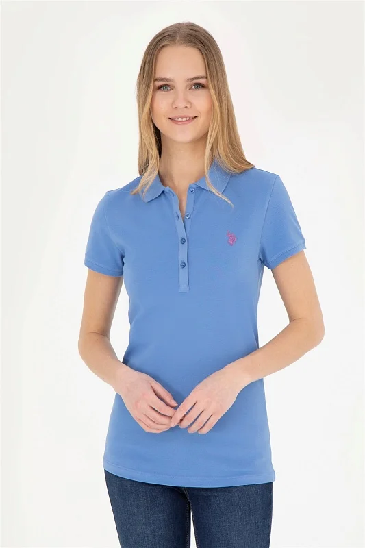 Футболка-поло из хлопка - G082GL0110GTP-IY24 Футболка жен. (VR032, XS)