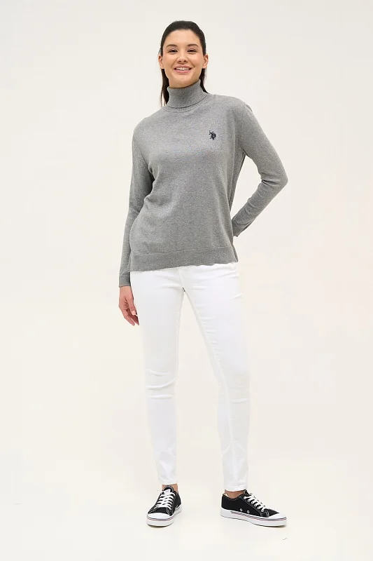 Водолазка из хлопка свободная - G082SZ0TK0ORINAB-R BSK23 Кофта жен. (VR086, 2XS)