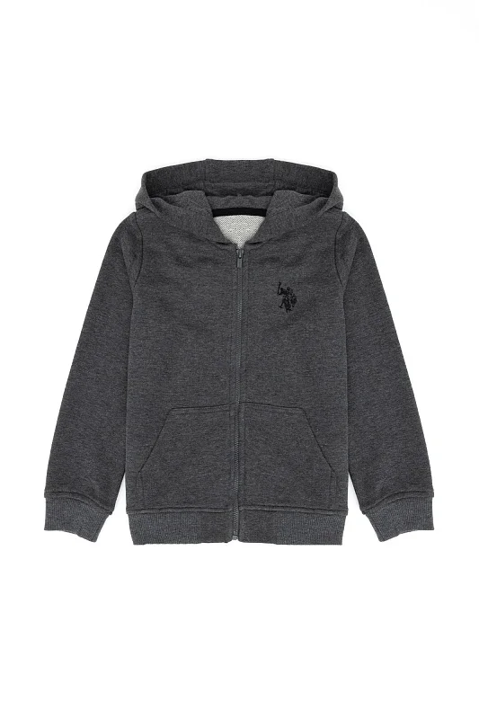Толстовка на молнии с капюшоном для мальчиков - G083SZ0820ERMANKIDS23K-E Толстовка муж. детс. (VR081, 8_9)