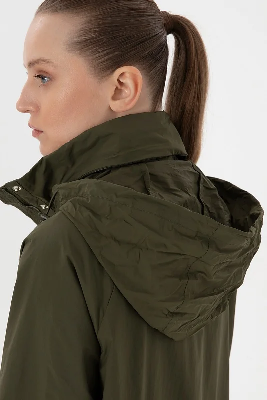 Ветровка со скрытым капюшоном - G082SZ0KS0MELINDA25Y Куртка жен. (VR111, 36)
