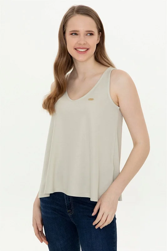 Топ трикотажный свободного кроя - G082SZ0110FATLE Футболка жен. (VR049, XS)