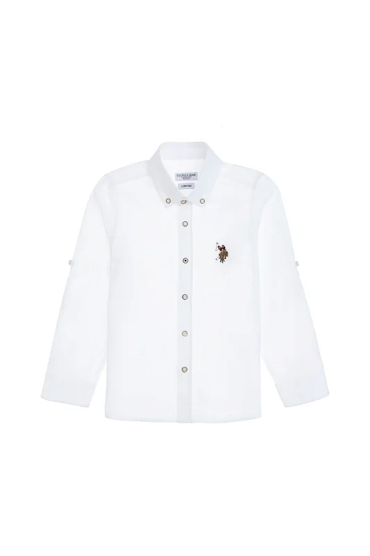 Рубашка из хлопка для мальчиков - G083SZ0040ENZOKIDS025Y Сорочка муж. детс. (VR013, 9_10)