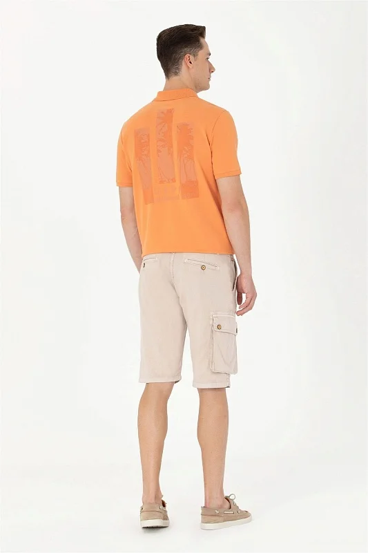 Шорты карго из хлопка прямые - G081SZ0310ASKAR Бермуды муж. (VR049, 28)