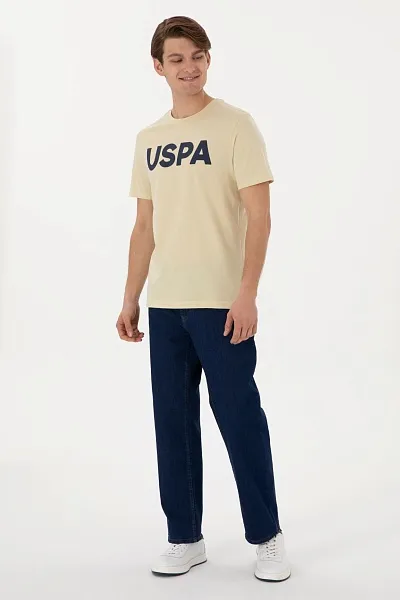 Футболка из хлопка с надписью - G081SZ0110GEARTIY025 Футболка муж. (VR183, L)