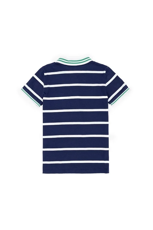 Футболка-поло в полоску для мальчиков - G083SZ0110TERMA Футболка муж. детс. (VR033, 11_12)