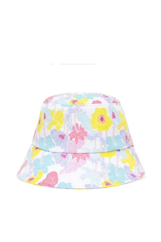 Панама в цветочный принт для девочек - A084SZ064P01MONOLI Шапка жен. детс. (VR044, 1)