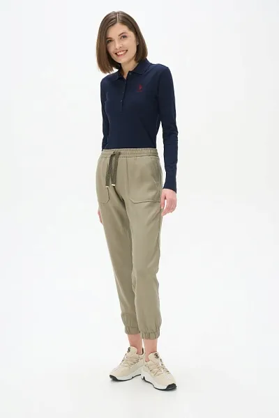 Джоггеры на кулиске - G082SZ0780PETAL Брюки жен. (VR027, 34)