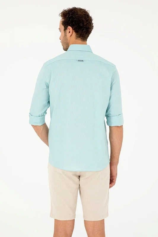 Рубашка из хлопка прямая - G081SZ0040CEDCOLORREG024Y Сорочка муж. (VR090, S)