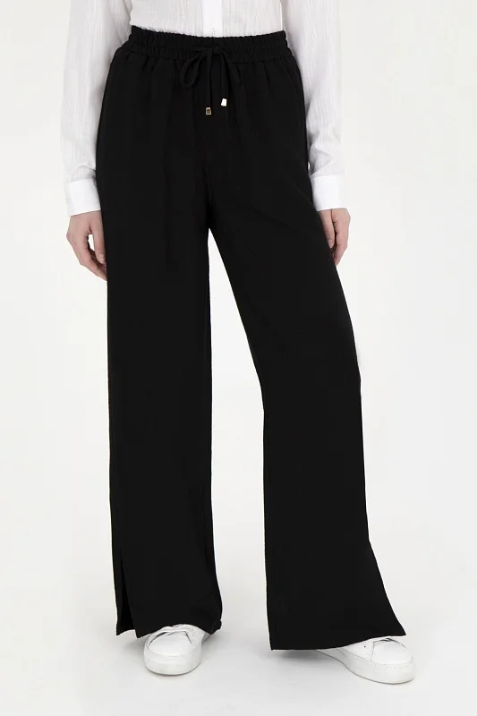 Брюки на кулиске с разрезами - G082SZ0780SAYNO Брюки жен. (VR046, 32)