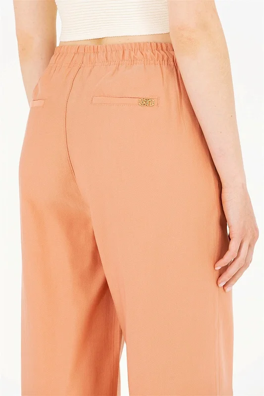 Брюки на кулиске с разрезами широкие - G082SZ0780GAYNO Брюки жен. (VR031, 42)