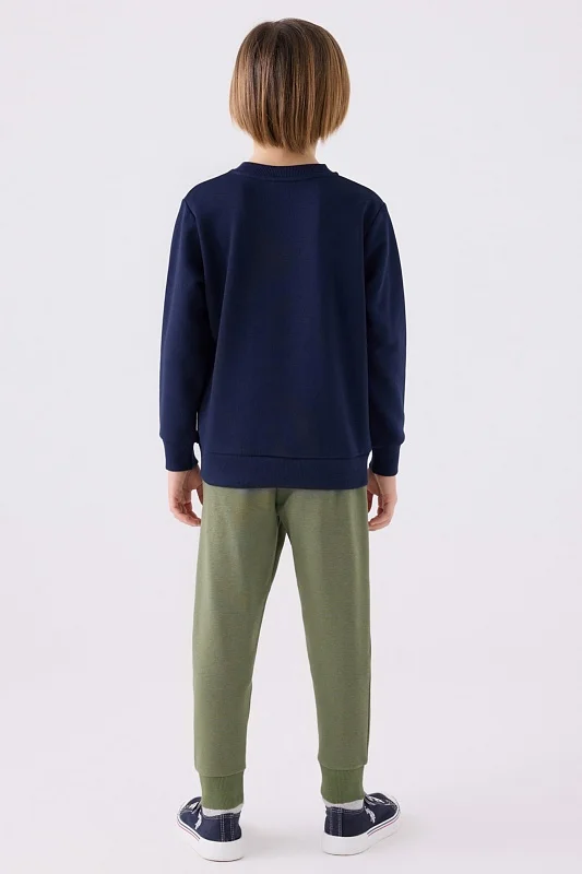 Свитшот и спортивные брюки для мальчиков - G083SZ0HF0US1906 Костюм дом. муж. детс. (VR033, 10_11)