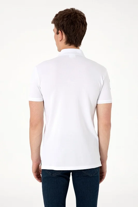 Футболка-поло из хлопка - G081SZ0110JIROIY025 Футболка муж. (VR013, M)