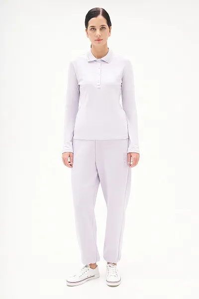 Поло с длинным рукавом из хлопка - G082SZ0820ART_TPG_SK025 Толстовка жен. (VR245, S)