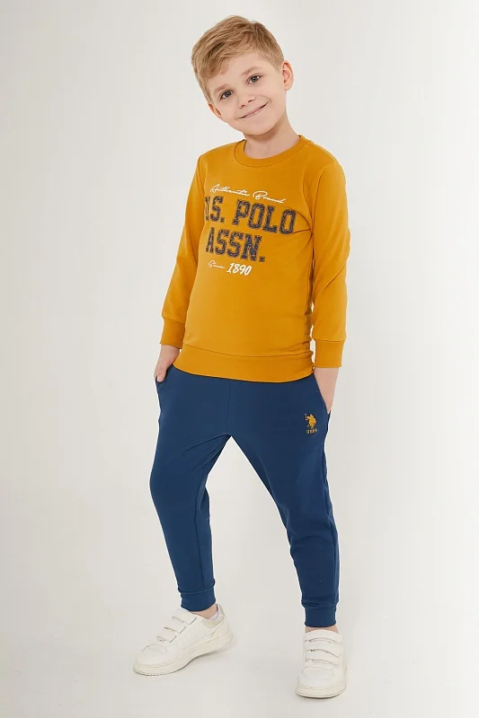 Спортивный костюм свитшот и брюки для мальчиков - G083SZ0HF0US1544 Костюм дом. муж. детс. (VR094, 9-10)