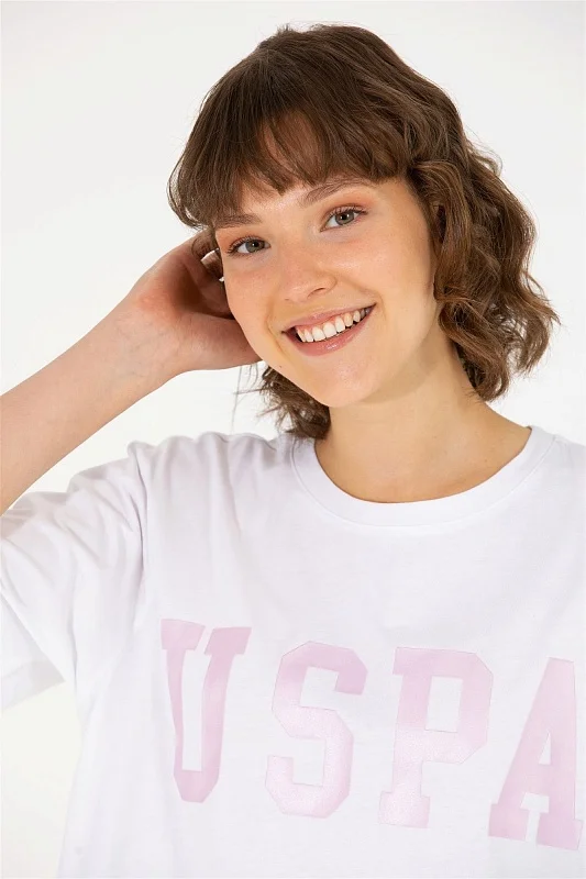Футболка из хлопка с принтом свободная - G082SZ0110SEANIY23 Футболка жен. (VR013, 2XS)