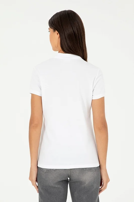 Футболка-поло из хлопка - G082SZ0110TP0124-CLR Футболка жен. (VR013, XL)