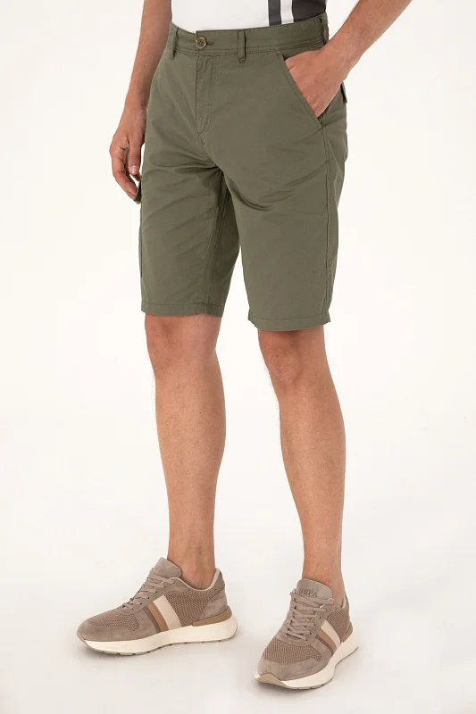 Шорты карго из хлопка - G081SZ0310CURVIS Бермуды муж. (VR111, 31)